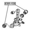 HONDA 52365SFE004 Control Arm-/Trailing Arm Bush